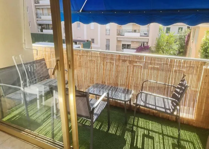 Le Diego Suarez, 5 Pers, Climatisation, Parking, 100m Des Plages Antibes